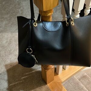 SEE BY CHLOE. black leather tote bag in excellent condition